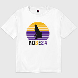 Футболка оверсайз мужская Kobe dunk, цвет: белый