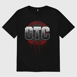 Футболка оверсайз мужская Roman Reigns otc wwe logo, цвет: черный