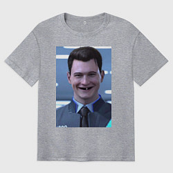 Футболка оверсайз мужская Коннор мем, цвет: меланж