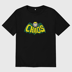 Футболка оверсайз мужская Профессор Хаос, цвет: черный