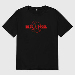 Футболка оверсайз мужская Deadpool park, цвет: черный