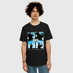 Футболка оверсайз мужская Depeche Mode world in my eyes, цвет: черный — фото 2