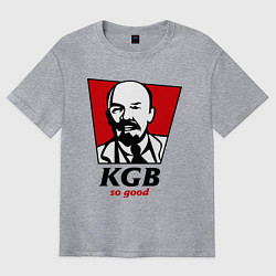 Футболка оверсайз мужская KGB: So Good, цвет: меланж