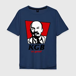 Футболка оверсайз мужская KGB: So Good, цвет: тёмно-синий