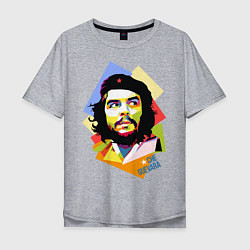 Футболка оверсайз мужская Che Guevara Art, цвет: меланж