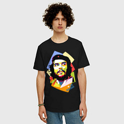 Футболка оверсайз мужская Che Guevara Art, цвет: черный — фото 2