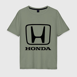 Футболка оверсайз мужская Honda logo, цвет: авокадо