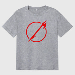 Футболка оверсайз мужская Metallica: Through The Never, цвет: меланж