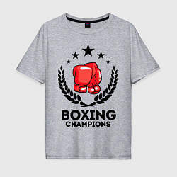 Мужская футболка оверсайз Boxing Champions