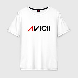 Футболка оверсайз мужская Avicii, цвет: белый