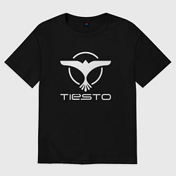 Футболка оверсайз мужская Tiesto, цвет: черный