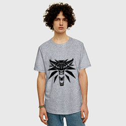 Футболка оверсайз мужская The Witcher 3, цвет: меланж — фото 2