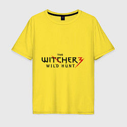 Футболка оверсайз мужская The Witcher 3, цвет: желтый