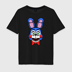 Футболка оверсайз мужская Toy Bonnie FNAF, цвет: черный