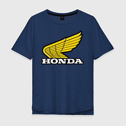 Футболка оверсайз мужская Honda, цвет: тёмно-синий