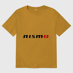 Футболка оверсайз мужская Nismo, цвет: горчичный