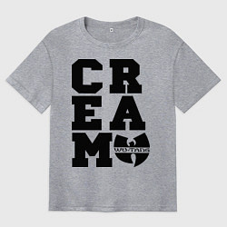 Футболка оверсайз мужская Wu tang clan, цвет: меланж