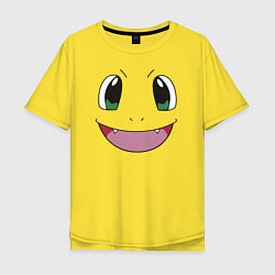 Футболка оверсайз мужская Char Face, цвет: желтый