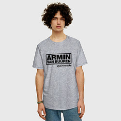 Футболка оверсайз мужская Armin van Buuren, цвет: меланж — фото 2