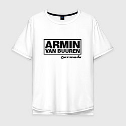 Футболка оверсайз мужская Armin van Buuren, цвет: белый