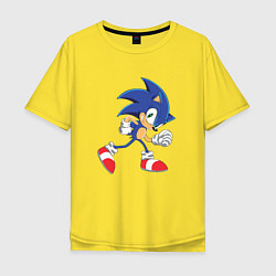 Футболка оверсайз мужская Sonic the Hedgehog, цвет: желтый