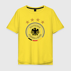 Футболка оверсайз мужская Deutscher Fussball-Bund, цвет: желтый