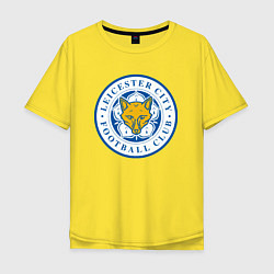 Футболка оверсайз мужская Leicester City FC, цвет: желтый
