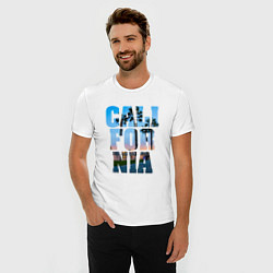 Футболка slim-fit California Dreams, цвет: белый — фото 2