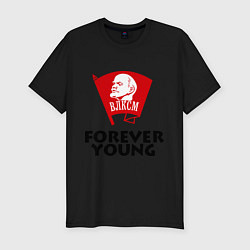 Футболка slim-fit ВЛКСМ, цвет: черный