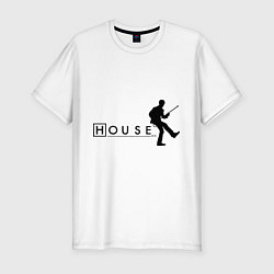 Футболка slim-fit House MD, цвет: белый