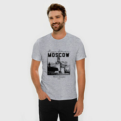 Футболка slim-fit Moscow Kremlin 1147, цвет: меланж — фото 2