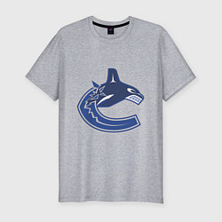 Футболка slim-fit Vancouver Canucks, цвет: меланж