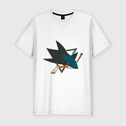 Мужская slim-футболка San Jose Sharks