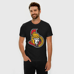 Футболка slim-fit Ottawa Senators, цвет: черный — фото 2