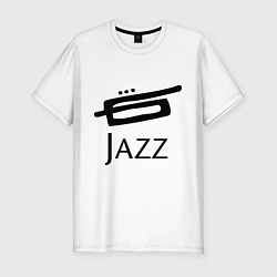 Мужская slim-футболка Jazz
