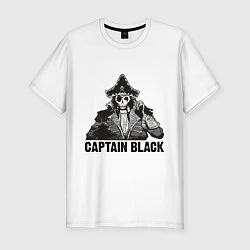 Футболка slim-fit Captain Black, цвет: белый