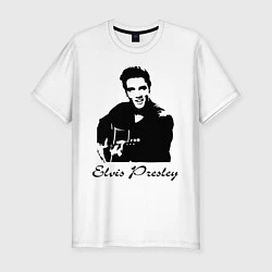 Футболка slim-fit Elvis Presley, цвет: белый