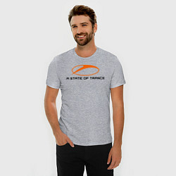 Футболка slim-fit A State of Trance, цвет: меланж — фото 2