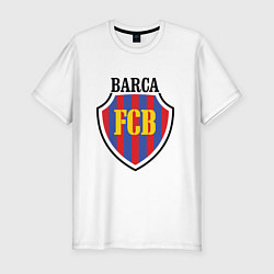 Мужская slim-футболка Barca FCB