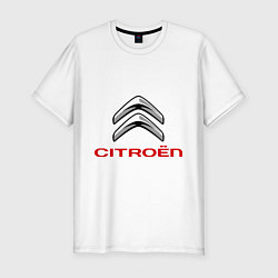 Футболка slim-fit Citroen, цвет: белый