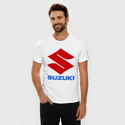 Футболка slim-fit Suzuki, цвет: белый — фото 2