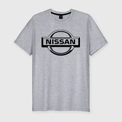 Футболка slim-fit Nissan club, цвет: меланж