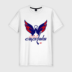 Футболка slim-fit Washington Capitals: Ovechkin, цвет: белый