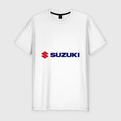 Футболка slim-fit Suzuki, цвет: белый