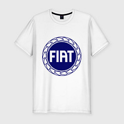 Футболка slim-fit Fiat, цвет: белый