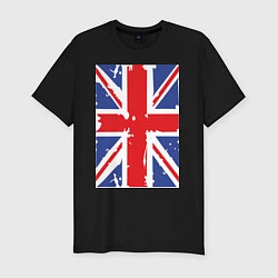 Мужская slim-футболка Британский флаг