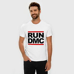 Футболка slim-fit Run DMC, цвет: белый — фото 2