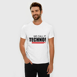 Футболка slim-fit We call it Techno, цвет: белый — фото 2