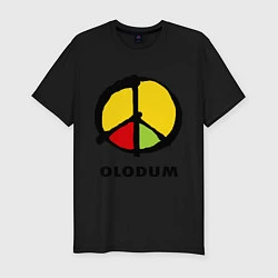 Мужская slim-футболка Olodum