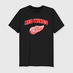 Футболка slim-fit Detroit Red Wings, цвет: черный